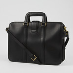 Executive Leather Brief // Black