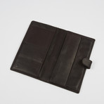 Leather Travel Wallet // Burgundy