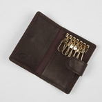 6-key Leather Wallet // Burgundy
