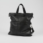 Premium Leather Tote // Black
