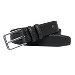 Greene Double Loop Dress Belt // Black (36)