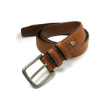 Clapton Double Loop Leather Belt // Cognac (38)