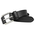 Mark Covered Buckle Casual Belt // Black (32)
