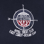 Nautical Pullover // Navy + Red (XS)