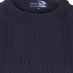 Knit Pullover // Navy (XS)