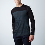Nicolai L/S T-Shirt W/ Contrast // Black (XL)