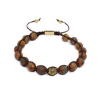 Tibetan Agate Macrame Bracelet