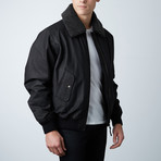 Aviator Jacket // Waxy Black (XL)