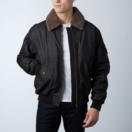 Aviator Jacket // Waxy Brown (XS)