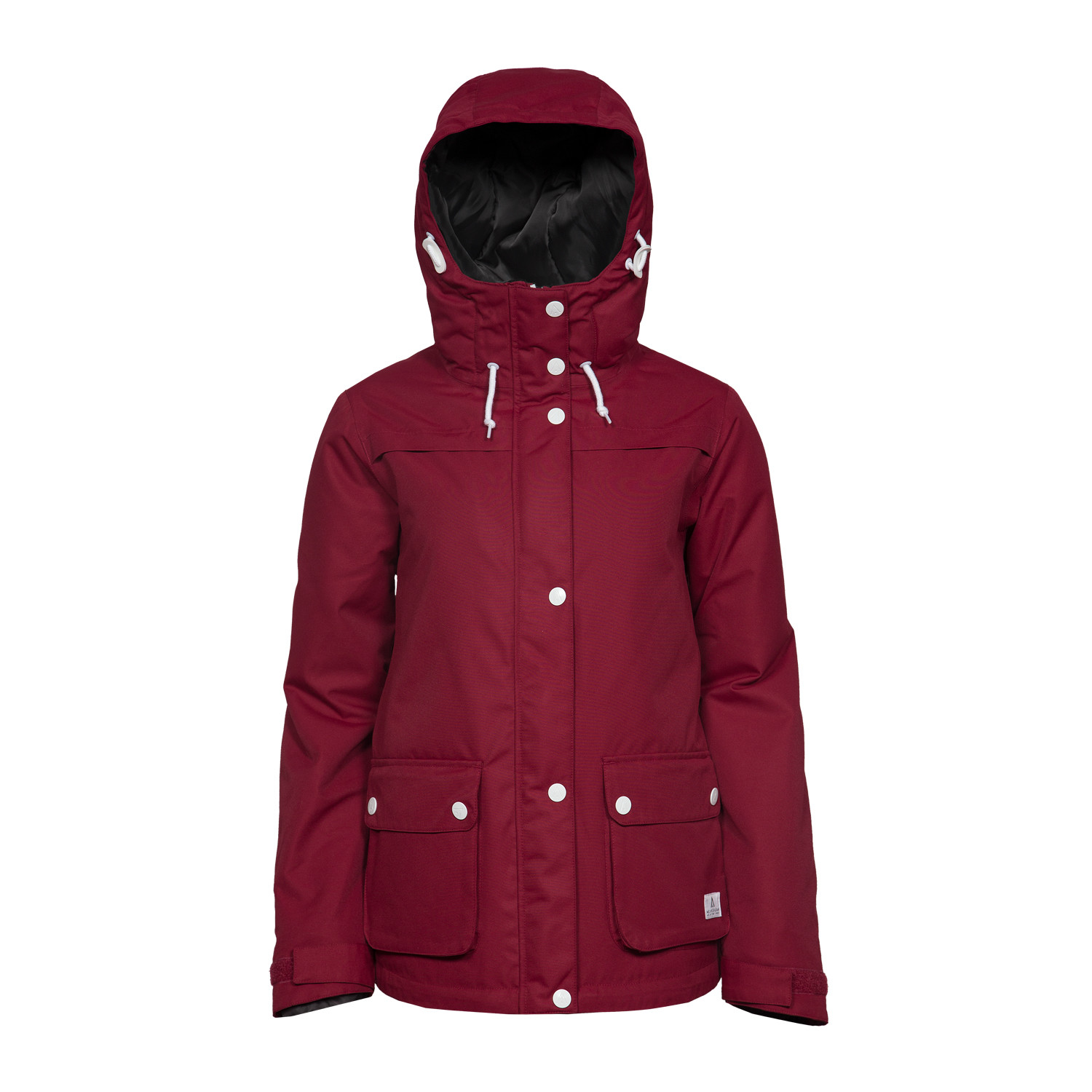 Ida // Women's Snow Jacket // Burgundy (XS) - Wear Colour - Touch of Modern
