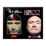Signed + Framed Album Collage // Phil Collins