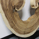 Freeform Horseshoe Wood Carving // Natural
