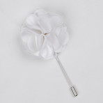 Lapel Flower // White Rose