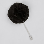 Lapel Flower // Black Rose