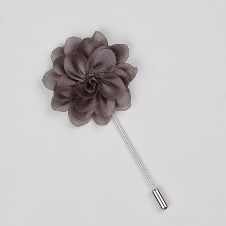 Lapel Flower // Gray Bloom