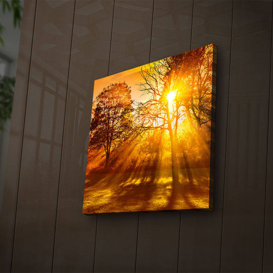 Wallity LED Canvas Art Touch of Modern