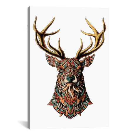 Ornate Buck In Color II by Bioworkz (18"W x 26"H x 0.75"D)