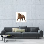 Raging Bull In Color I (18"W x 18"H x 0.75"D)