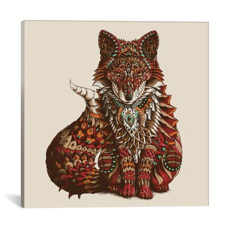 Red Fox In Color I by Bioworkz (18"W x 18"H x 0.75"D)