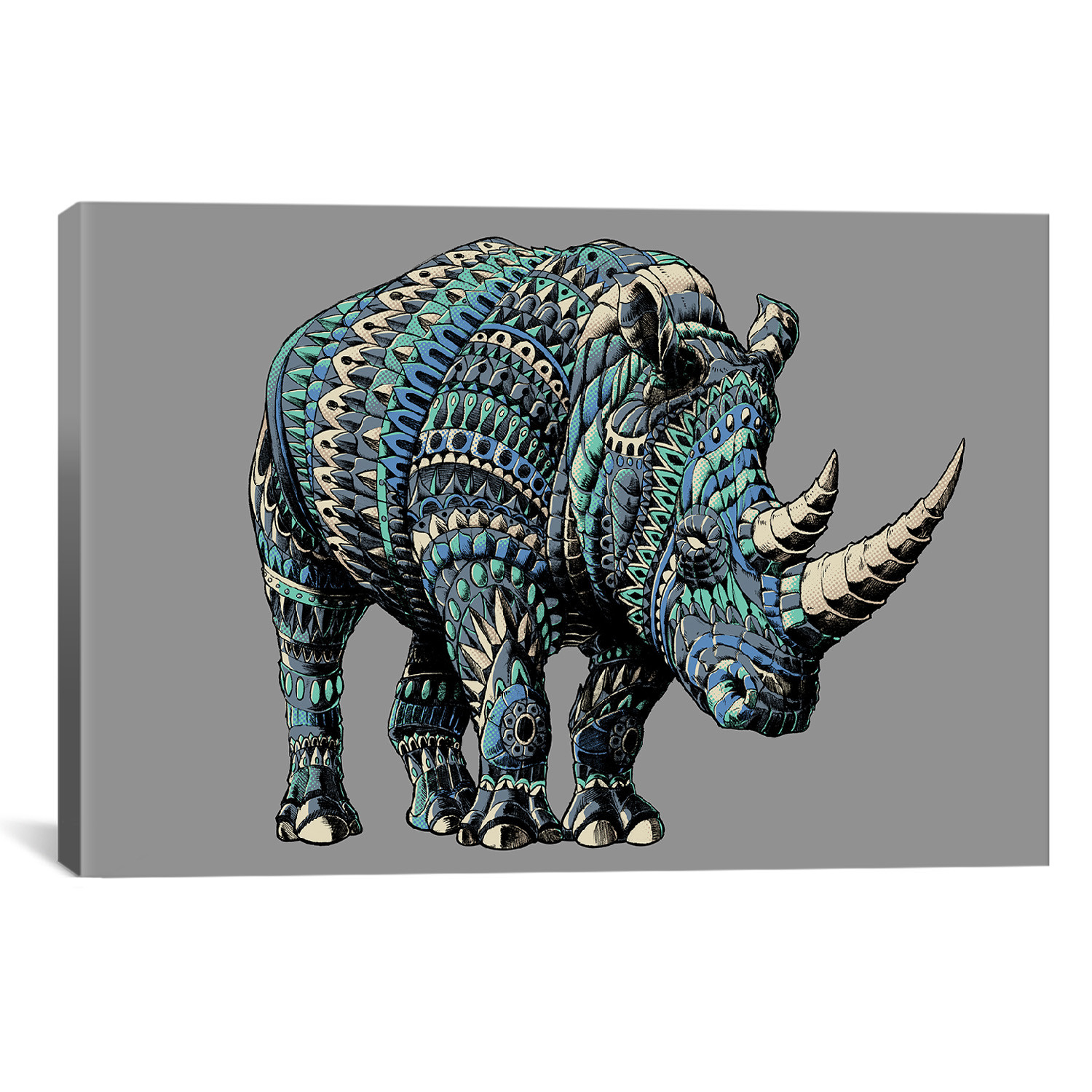 Rhino In Color IV (18"W x 26"H x 0.75"D) - Bioworkz - Touch of Modern