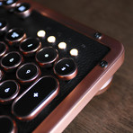 Azio Retro Classic Mechanical Keyboard // Bluetooth (Maple)