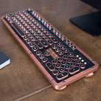 Azio Retro Classic Mechanical Keyboard // Bluetooth (Gunmetal)