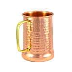 Hammered Copper Beer Stein // 20 oz