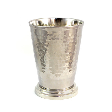 Hammered Nickel Mint Julep Cup