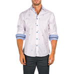 Jacob Long-Sleeve Button-Up Shirt // White (S)