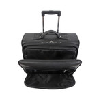 Carlin Canyon Wheeled Briefcase // Overnight + ID Holder & Dustbag