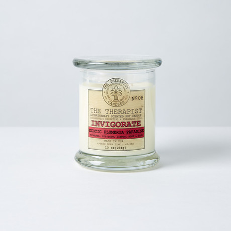No. 08 Exotic Plumeria Paradise Soy Candle (6oz Tin Can)