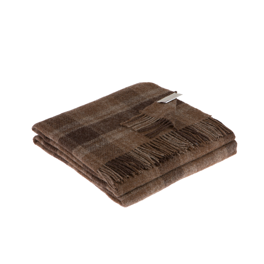 Lanerossi Italian Wool & Cashmere Plaid Blankets Touch of Modern