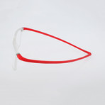 Blandin Frame // Crystal + Red