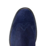 Bresica Suede Chelsea Boot // Blue (US: 9.5)