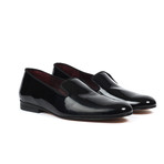 Patent Leather Slip-On Loafers // Black Patent (US: 8.5)