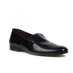Patent Leather Slip-On Loafers // Black Patent (US: 8.5)