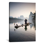 Cormorant Fisherman, Guilin, China (18"W x 26"H x 0.75"D)