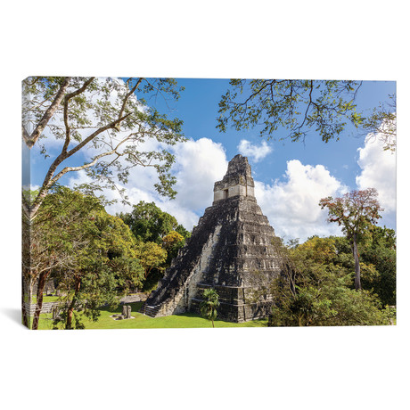 Temple I Of The Jaguar, Tikal, Guatemala (26"W x 18"H x 0.75"D)