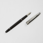 Meisterstuck Doue Stainless Steel Classique Fountain Pen // Black