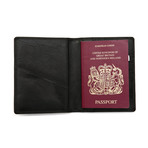 York Passport Wallet // Black