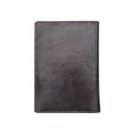 Gunther Passport Wallet // Dark Brown