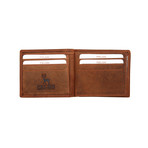 Leslow Bi-Fold Wallet // Brown