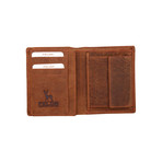 Gereith Bi-Fold Wallet // Brown