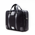 Hamptons Briefcase // Black + Black