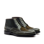 Ankle Boot // Grey + Green (Euro: 46)