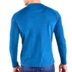 Itz T-Shirt Long Sleeve // Moroccan Blue (S)
