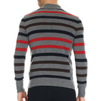 Norina Knitwear // Rose Wood + Multi Striped (XL)