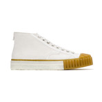 Low Lace Up Canvas Sneakers // White + Honey (Euro: 39)