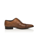 Oxford Lace-Up Cap Toe Classic Shoe // Cognac (Euro: 39)