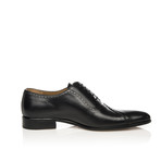 Oxford Lace-Up Cap Toe Classic Shoe // Black (Euro: 39)
